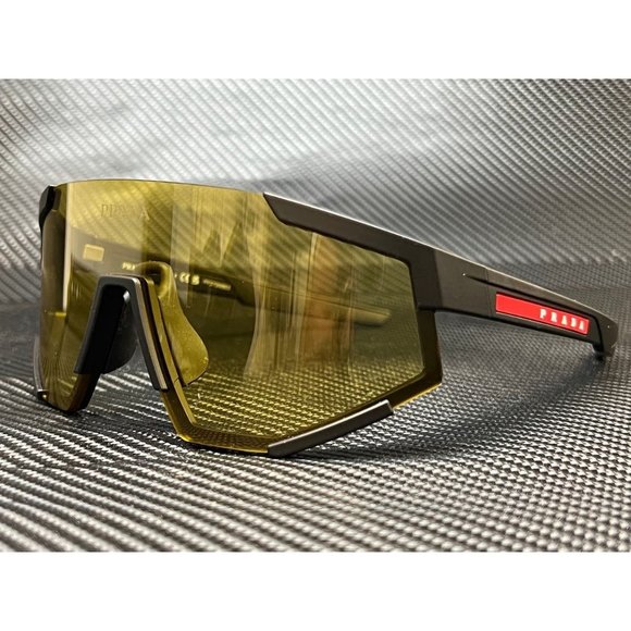Prada Black Rubber 39mm Men Sunglasses - Picture 1 of 4